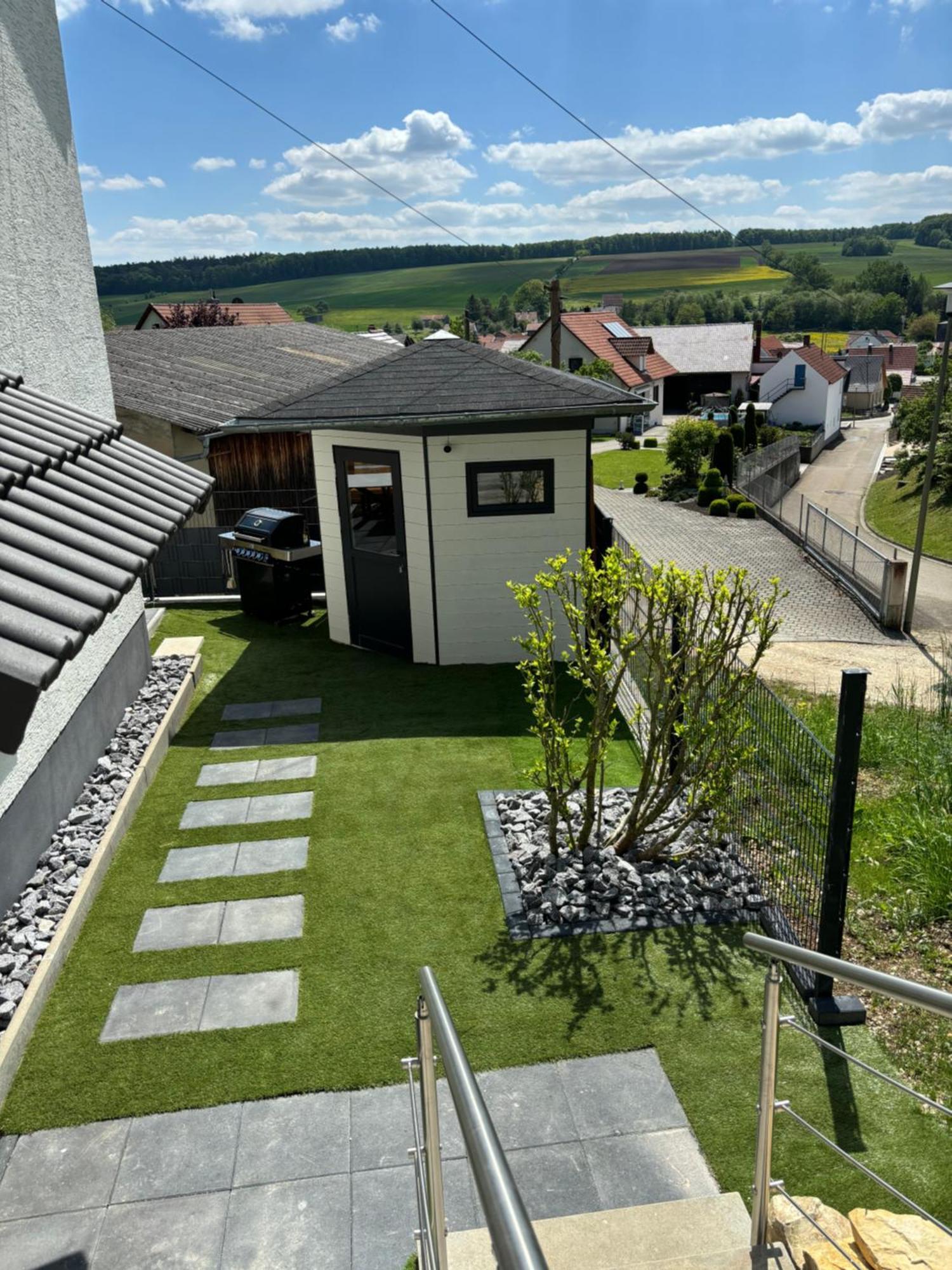 Ferienwohnung Im Usseltal - Monheimer Alb - Altmuehltal - Familie Geyer - Daiting Monheim  Buitenkant foto